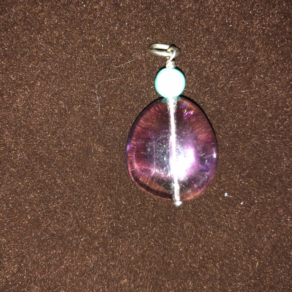 Amethyst and Torquoise Pendant